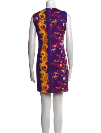 Versace Collection Printed Mini Dress