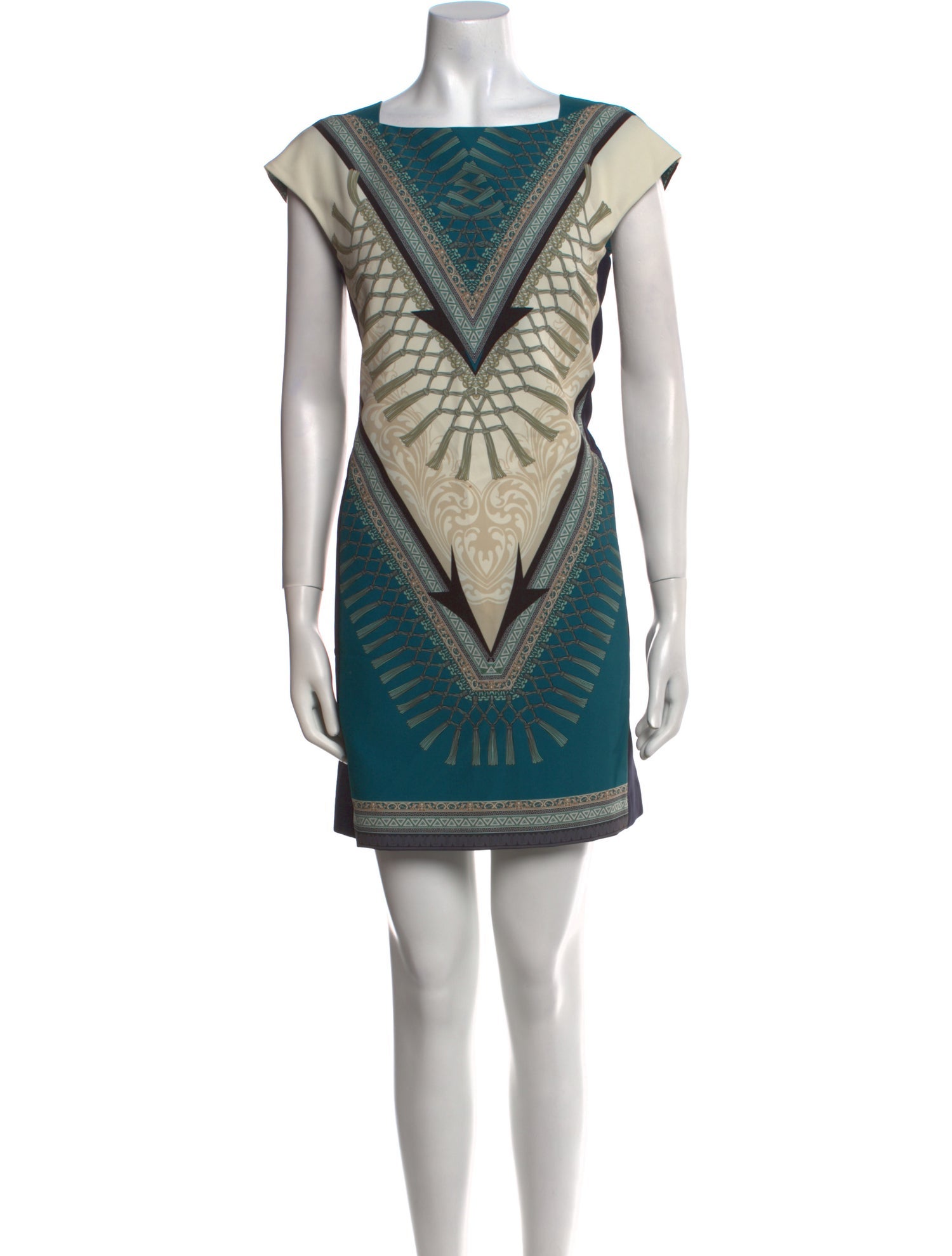 Versace Collection Printed Mini Dress