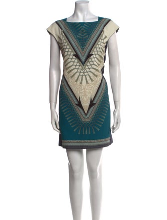 Versace Collection Printed Mini Dress