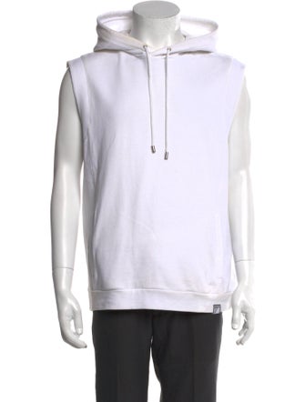 Versace Collection Crew Neck Sleeveless Hoodie
