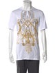 Versace Collection Graphic Print Crew Neck T-Shirt