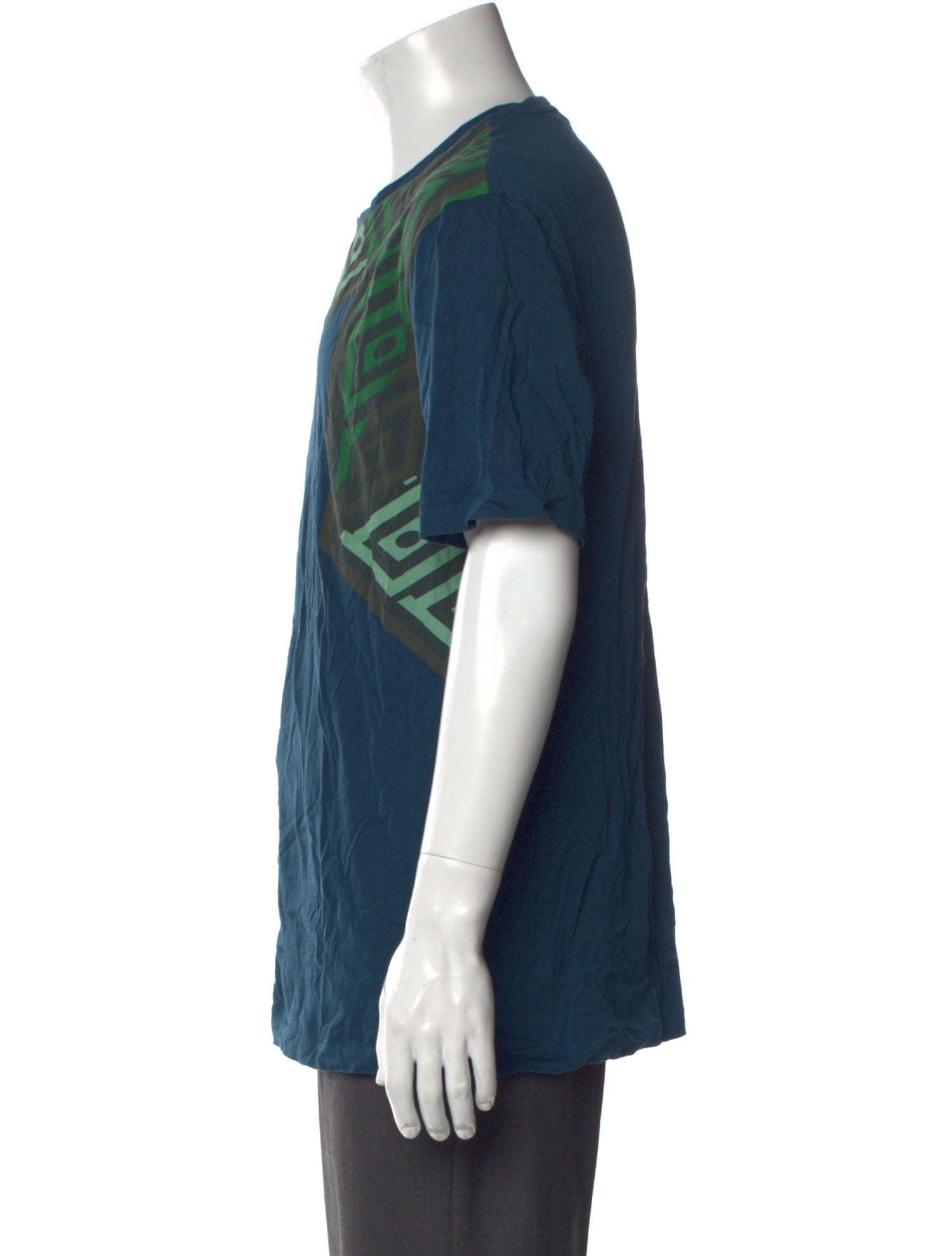 Versace Collection Graphic Print Crew Neck T-Shirt