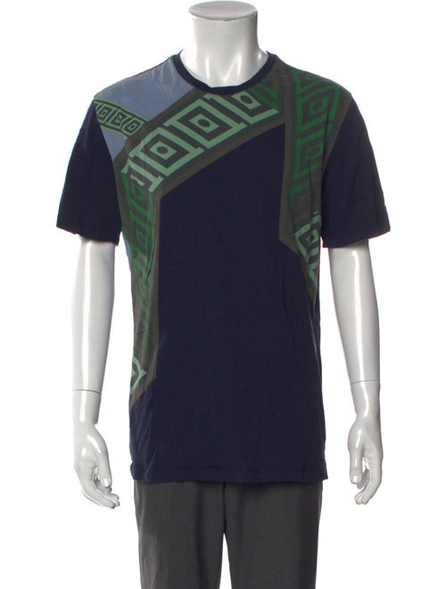 Versace Collection Graphic Print Crew Neck T-Shirt