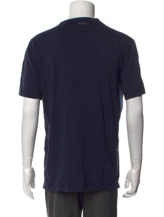 Versace Collection Graphic Print Crew Neck T-Shirt