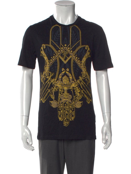 Versace Collection Graphic Print Crew Neck T-Shirt