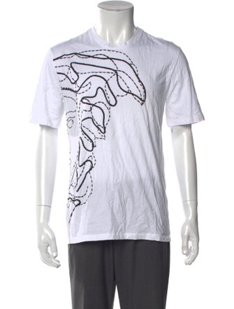 Versace Collection Graphic Print Crew Neck T-Shirt