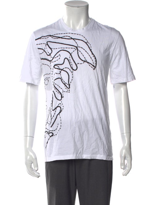 Versace Collection Graphic Print Crew Neck T-Shirt