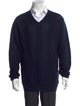 Versace Collection V-Neck Long Sleeve Pullover
