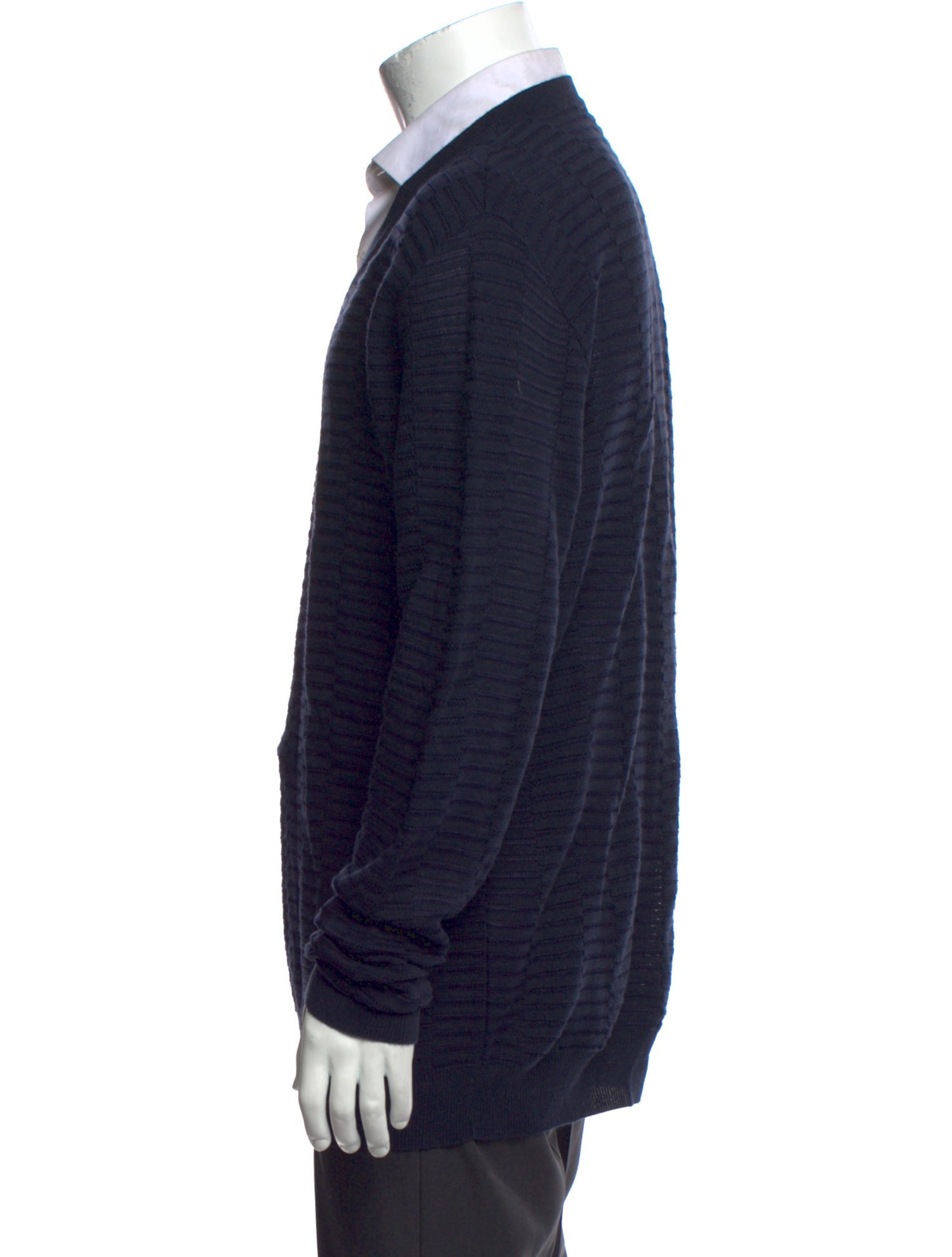 Versace Collection V-Neck Long Sleeve Pullover