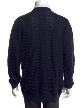 Versace Collection V-Neck Long Sleeve Pullover