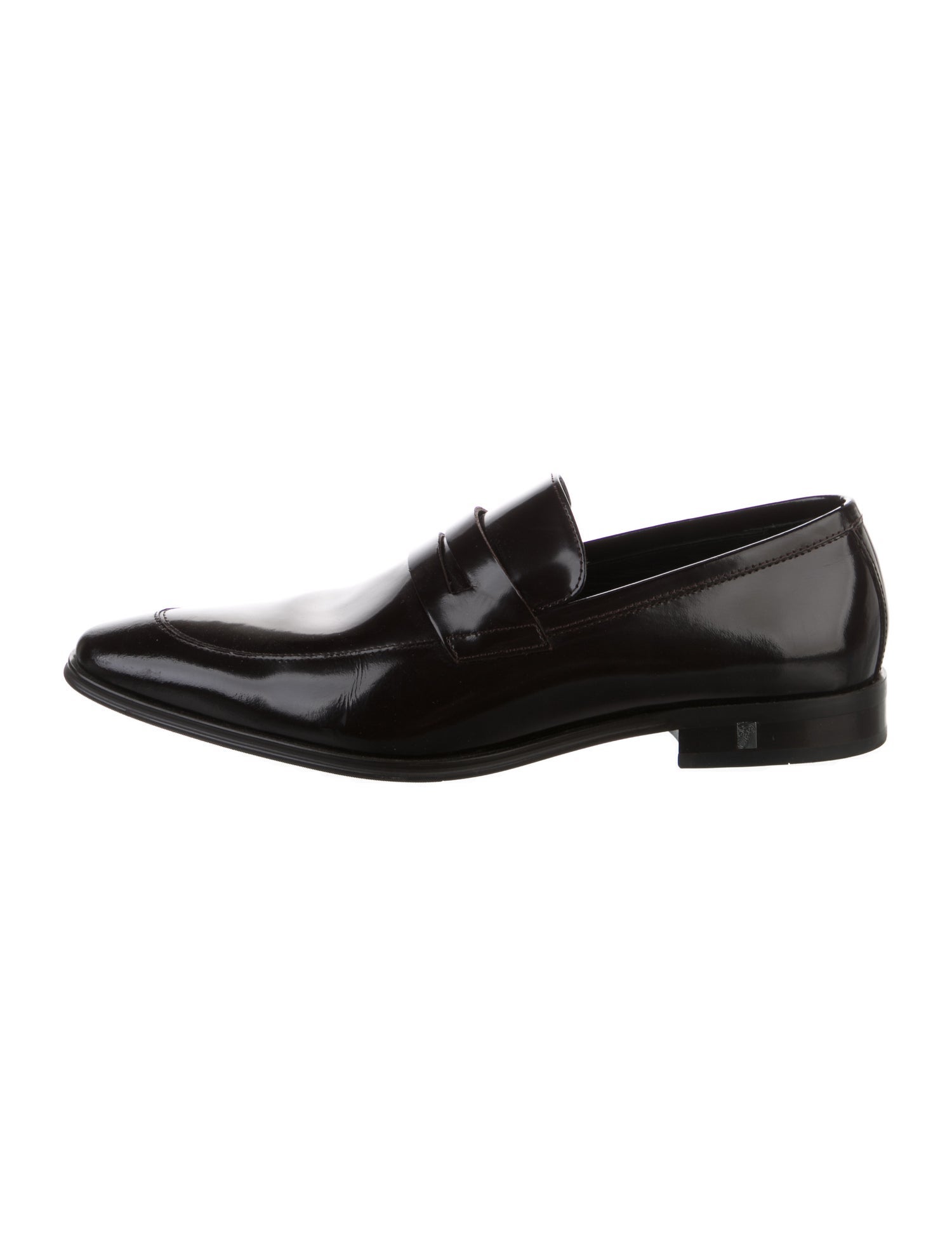Versace Collection Patent Leather Dress Loafers