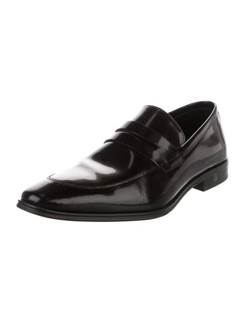 Versace Collection Patent Leather Dress Loafers