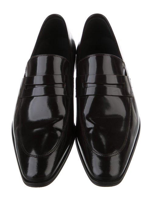 Versace Collection Patent Leather Dress Loafers