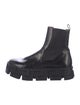 Versace Collection Leather Chelsea Boots