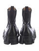 Versace Collection Leather Chelsea Boots