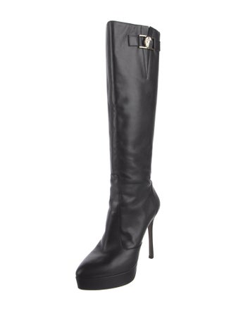 Versace Collection Leather Boots