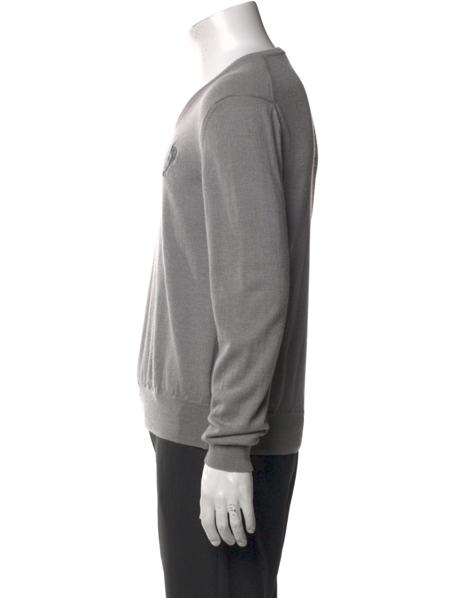 Versace Collection Wool V-Neck Pullover