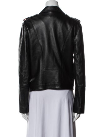 Versace Collection Lambskin Biker Jacket