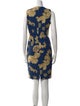 Versace Collection Printed Knee-Length Dress