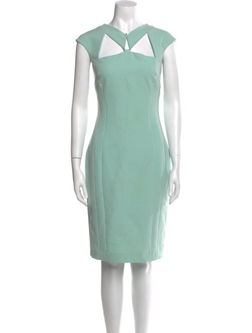 Versace Collection V-Neck Knee-Length Dress