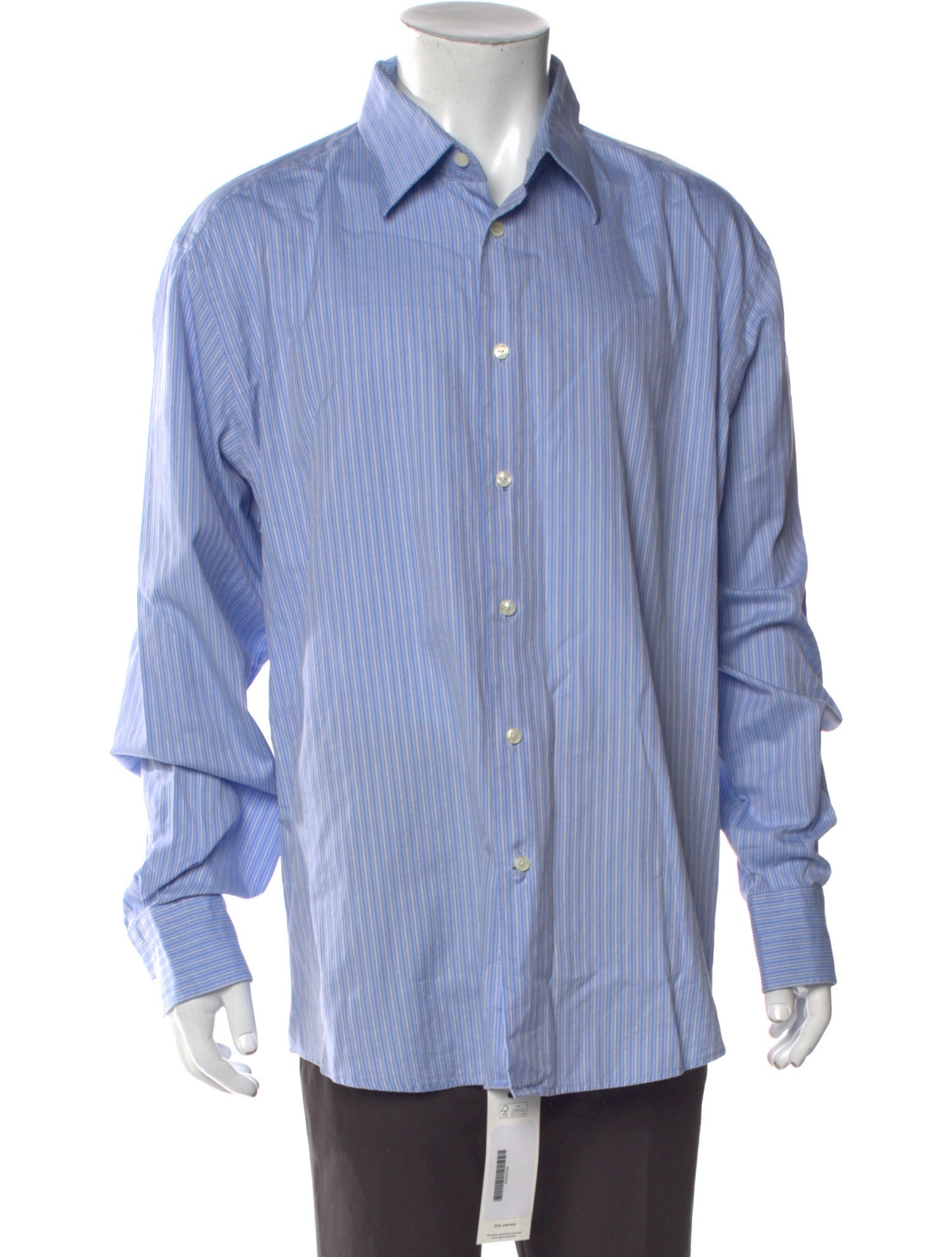 Versace Collection Striped Long Sleeve Shirt