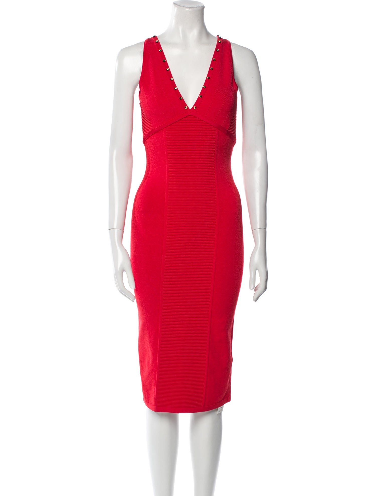 Versace Collection V-Neck Midi Length Dress w/ Tags