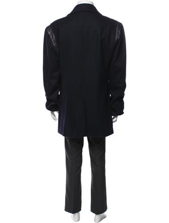 Versace Collection Wool Trench Coat