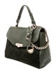 Versace Collection Leather Top Handle Bag