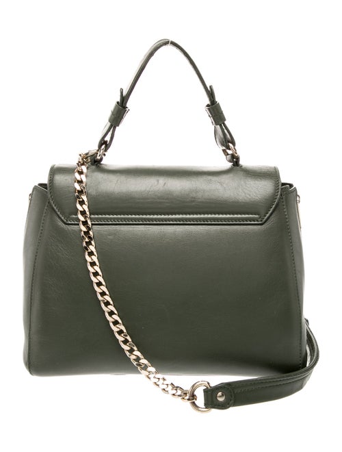 Versace Collection Leather Top Handle Bag
