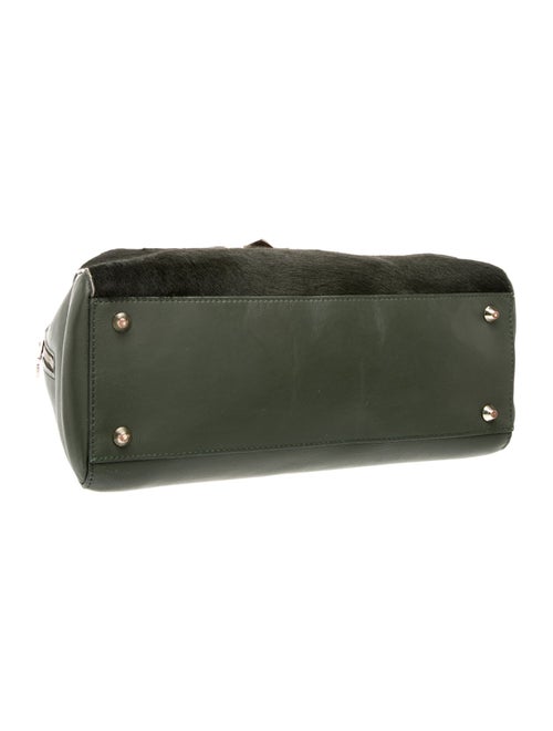 Versace Collection Leather Top Handle Bag