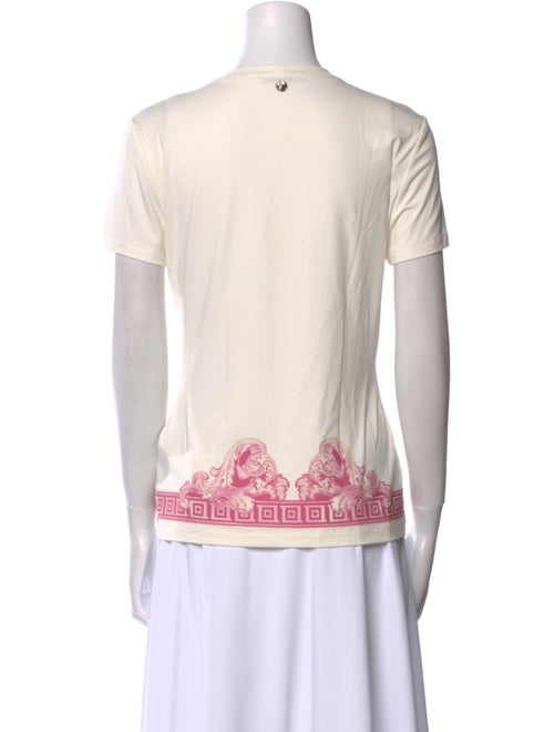 Versace Collection Graphic Print Crew Neck T-Shirt