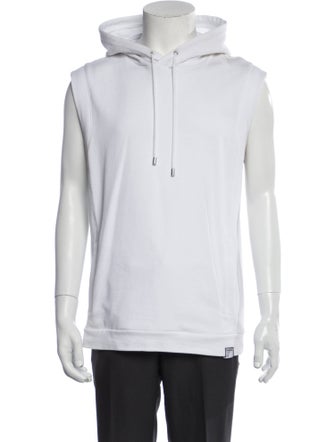 Versace Collection Crew Neck Sleeveless Hoodie