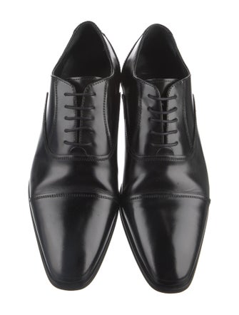 Versace Collection Patent Leather Oxfords
