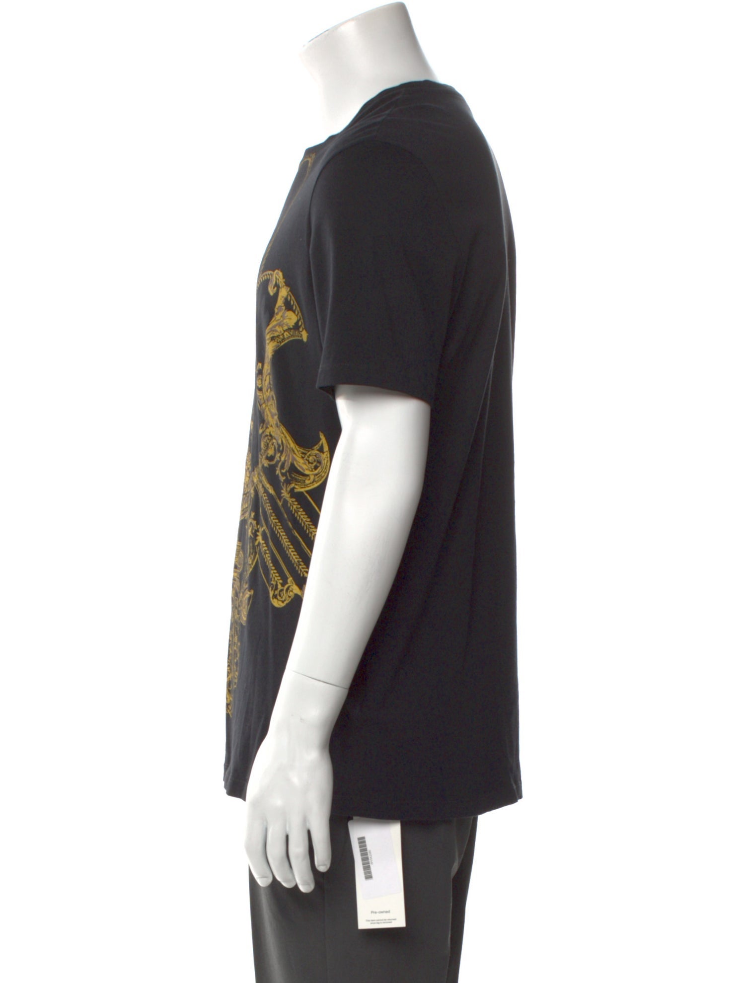 Versace Collection Graphic Print Crew Neck T-Shirt