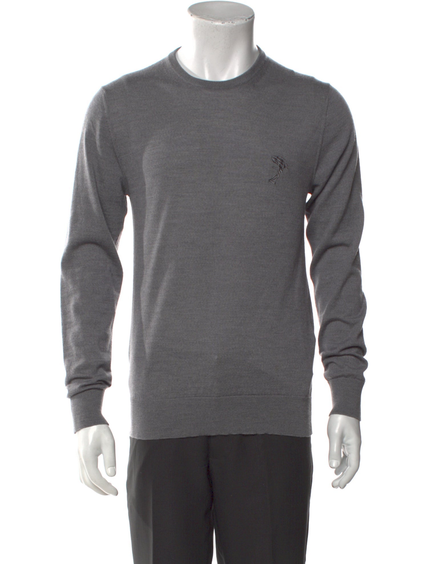 Versace Collection Wool Crew Neck Pullover