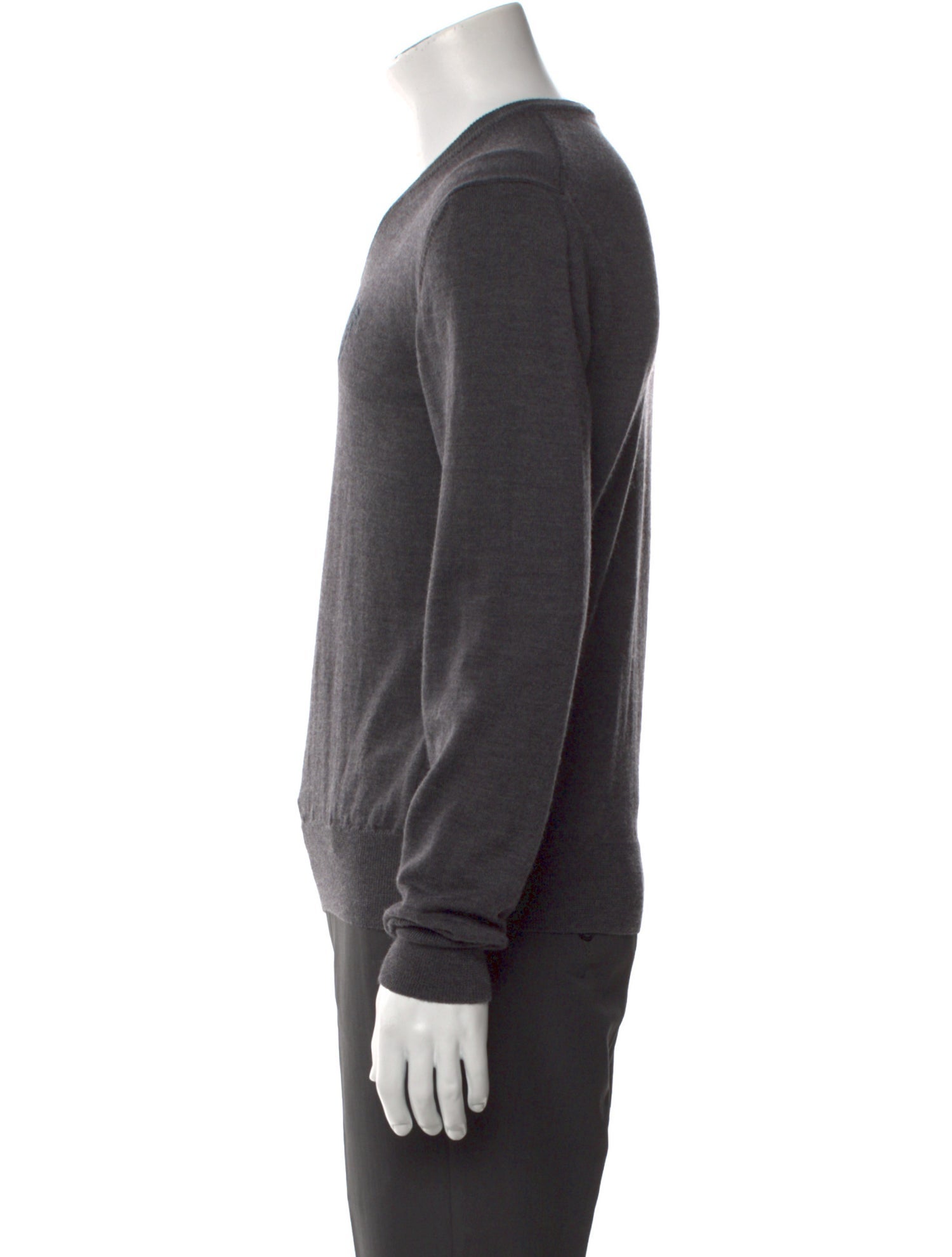 Versace Collection Wool V-Neck Pullover