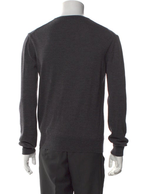 Versace Collection Wool V-Neck Pullover