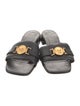 Versace Collection Leather Slides