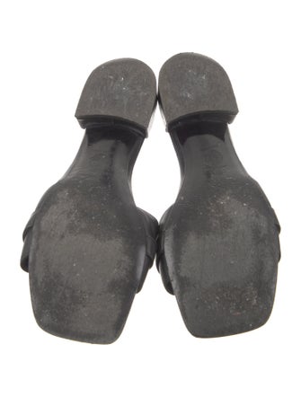 Versace Collection Leather Slides