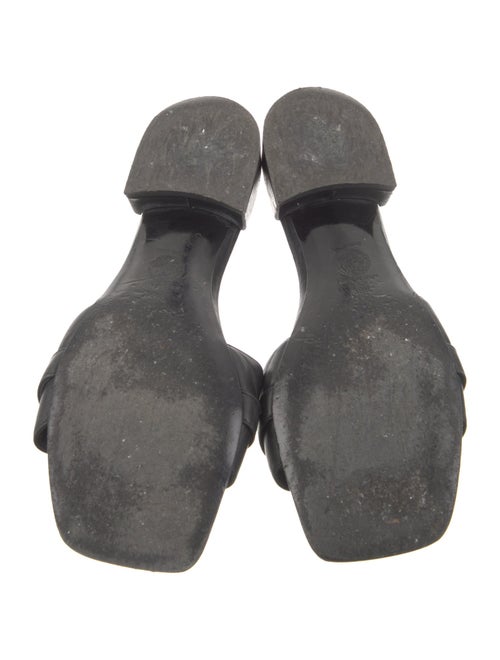 Versace Collection Leather Slides