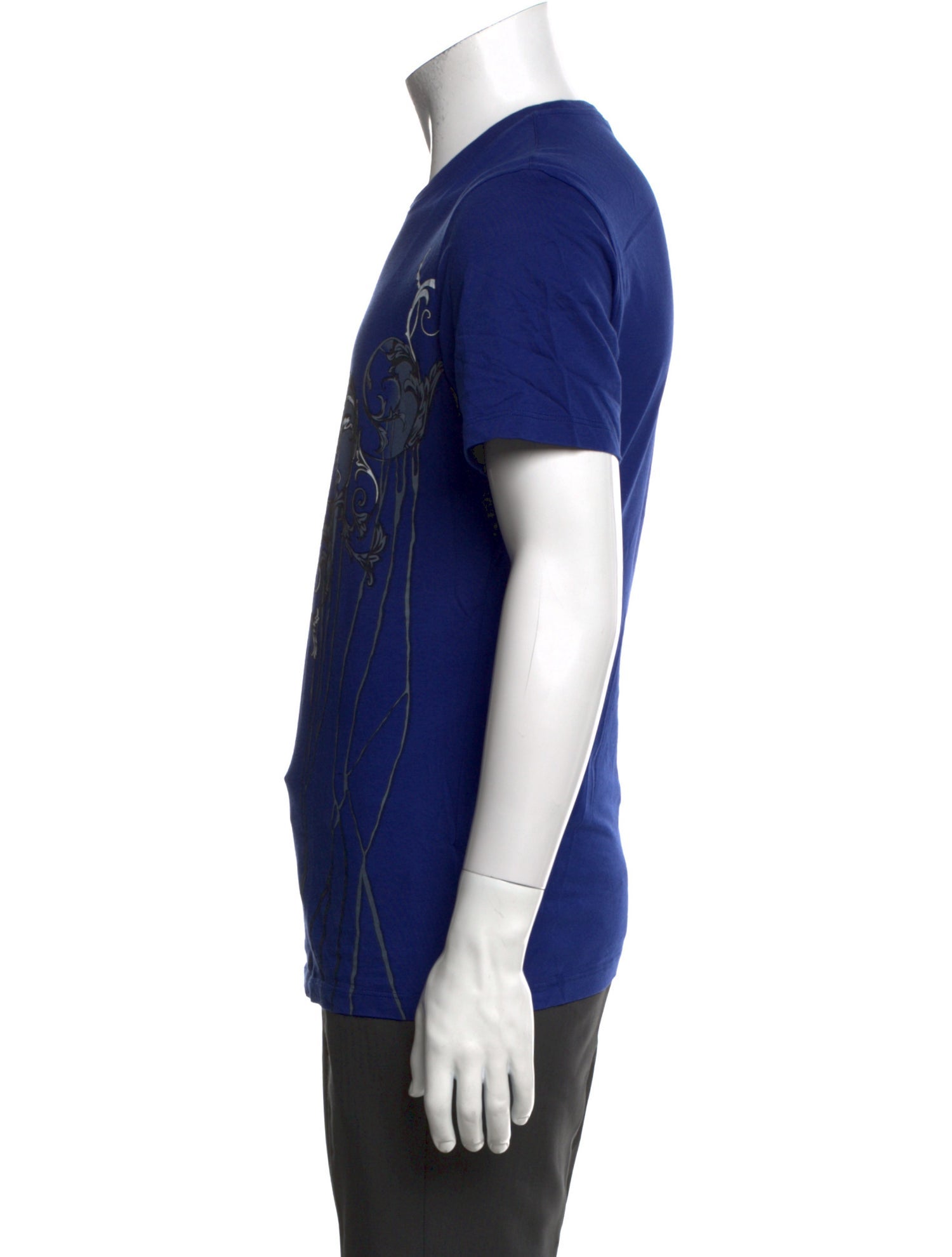 Versace Collection Graphic Print Crew Neck T-Shirt