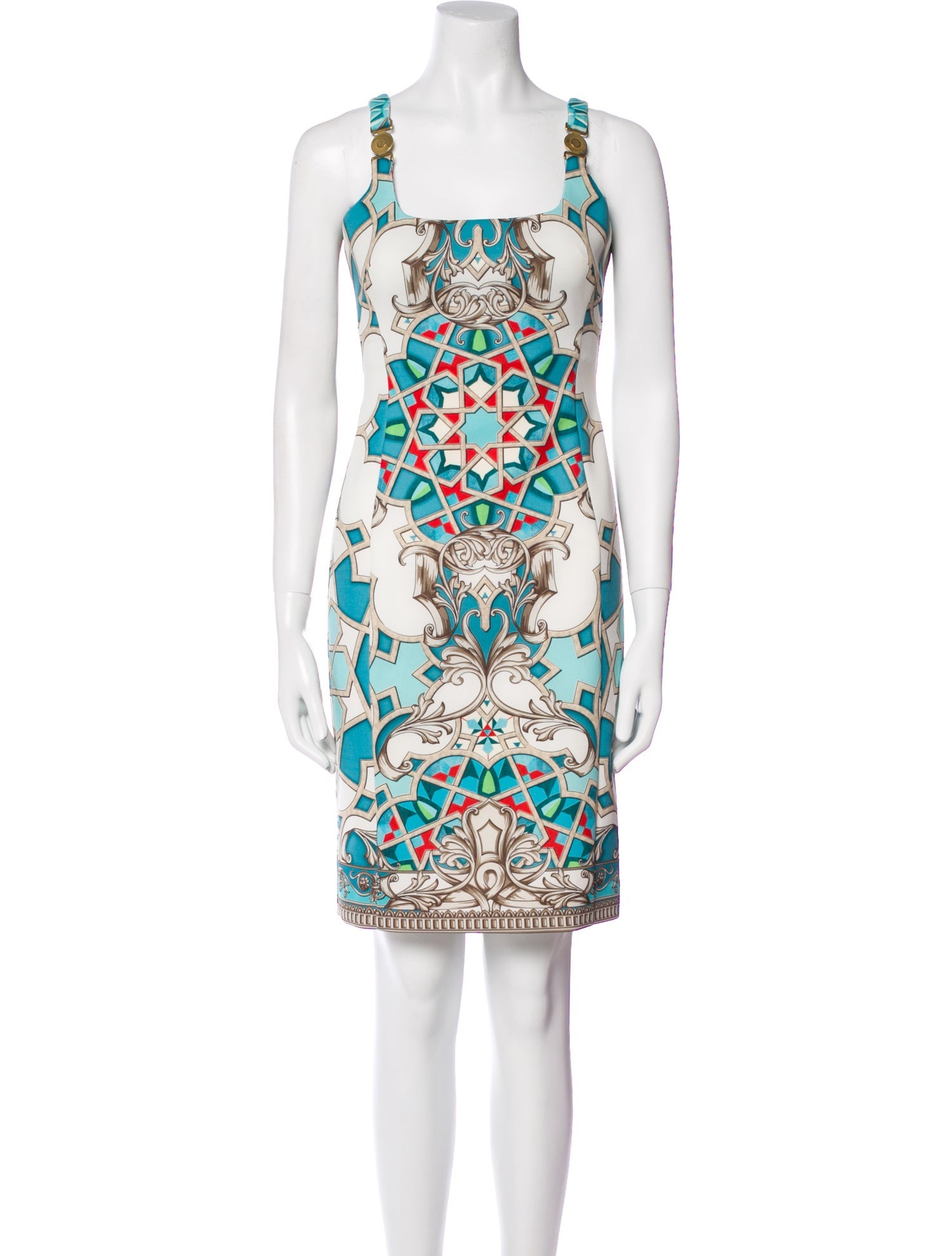 Versace Collection Printed Mini Dress