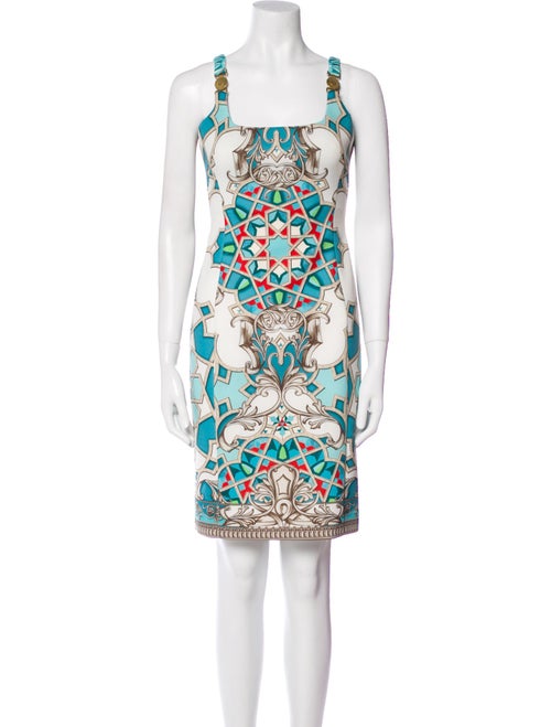 Versace Collection Printed Mini Dress