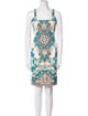 Versace Collection Printed Mini Dress
