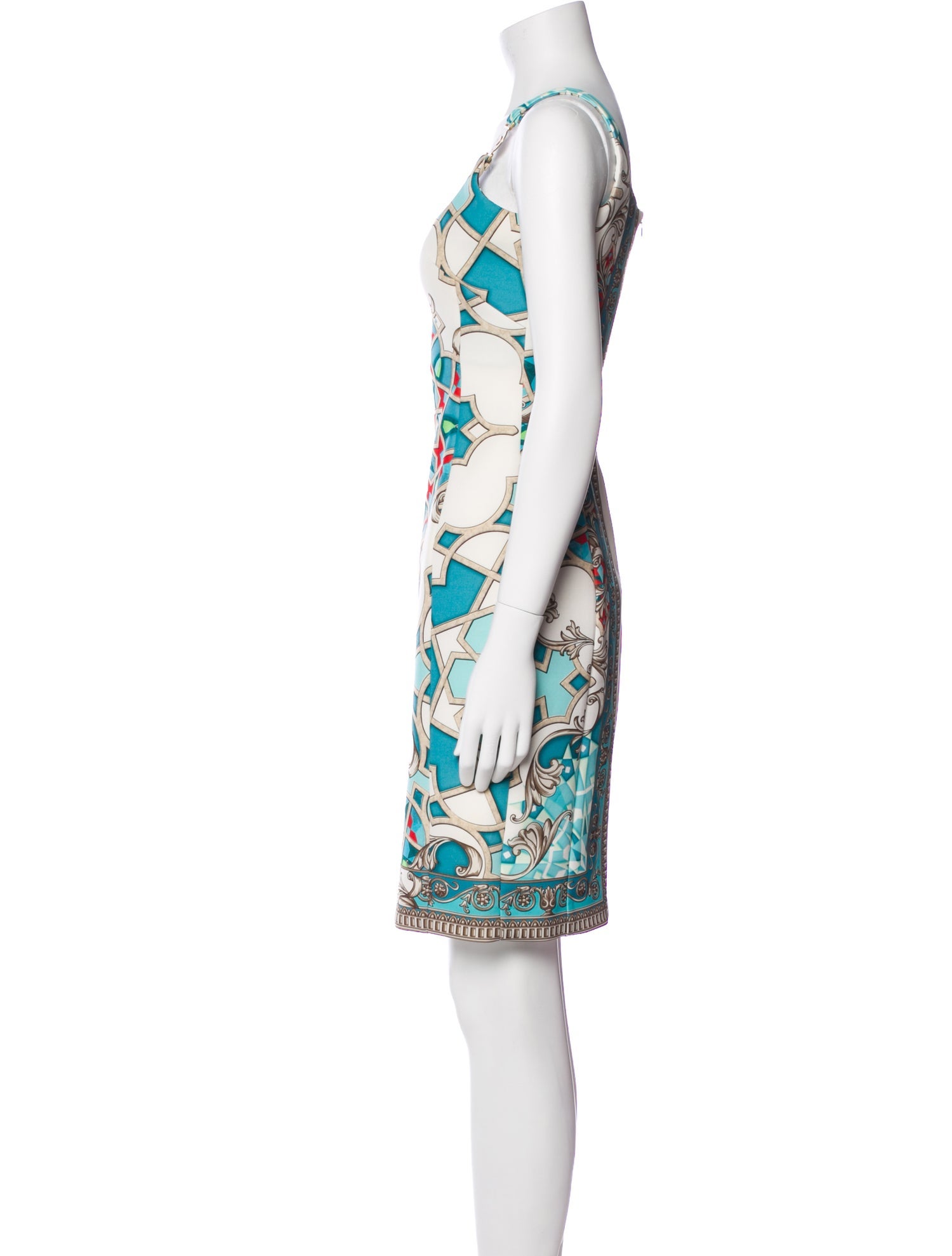 Versace Collection Printed Mini Dress