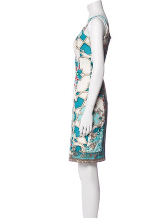 Versace Collection Printed Mini Dress