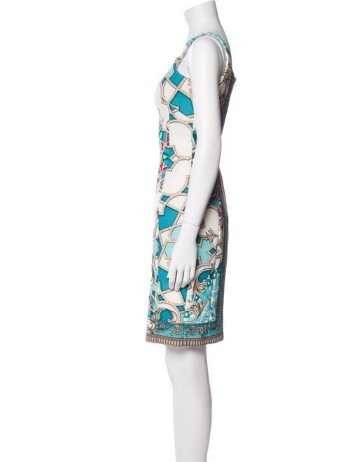 Versace Collection Printed Mini Dress