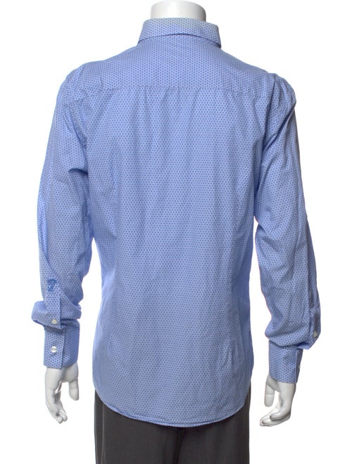 Versace Collection Printed Long Sleeve Dress Shirt