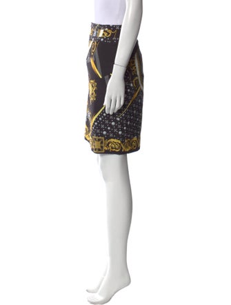 Versace Collection Printed Knee-Length Skirt