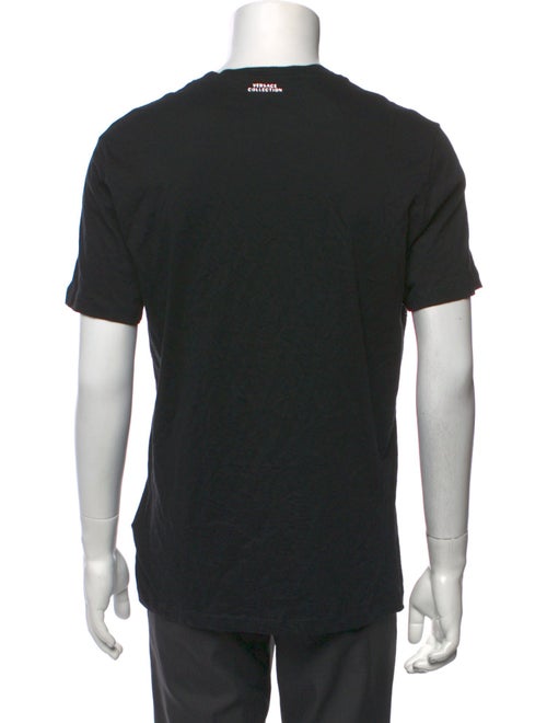 Versace Collection Graphic Print Crew Neck T-Shirt